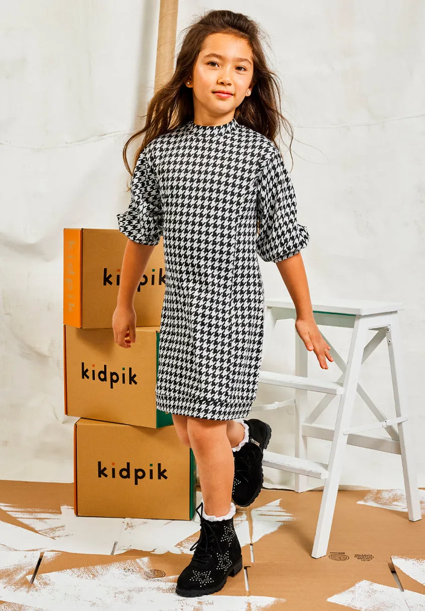 Houndstooth Mod Dress