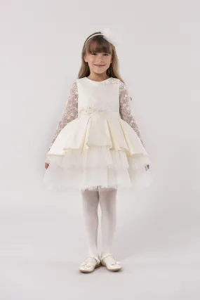 Ivory Layered Dress