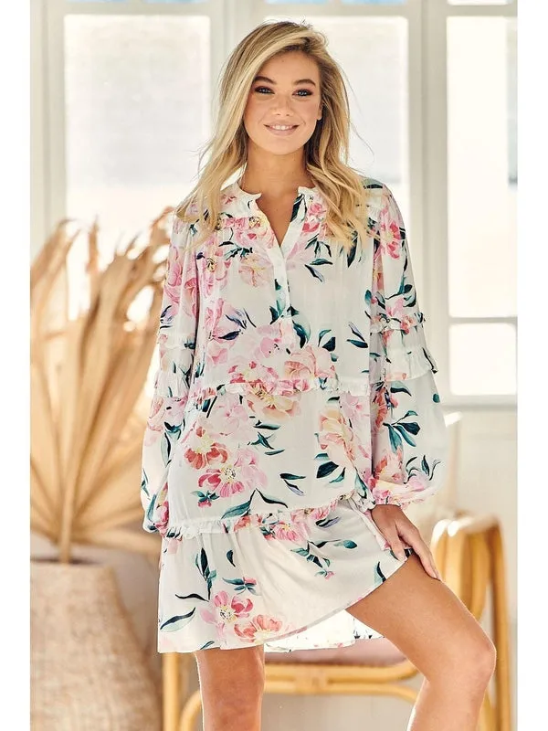 JAASE Peony Princess Print Monroe Mini Dress