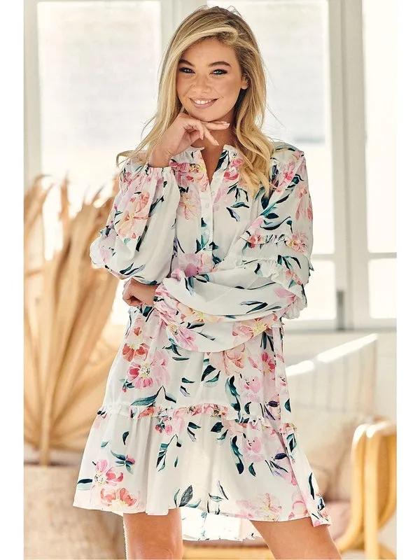 JAASE Peony Princess Print Monroe Mini Dress