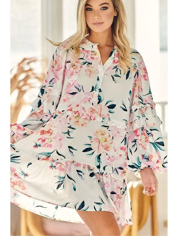 JAASE Peony Princess Print Monroe Mini Dress