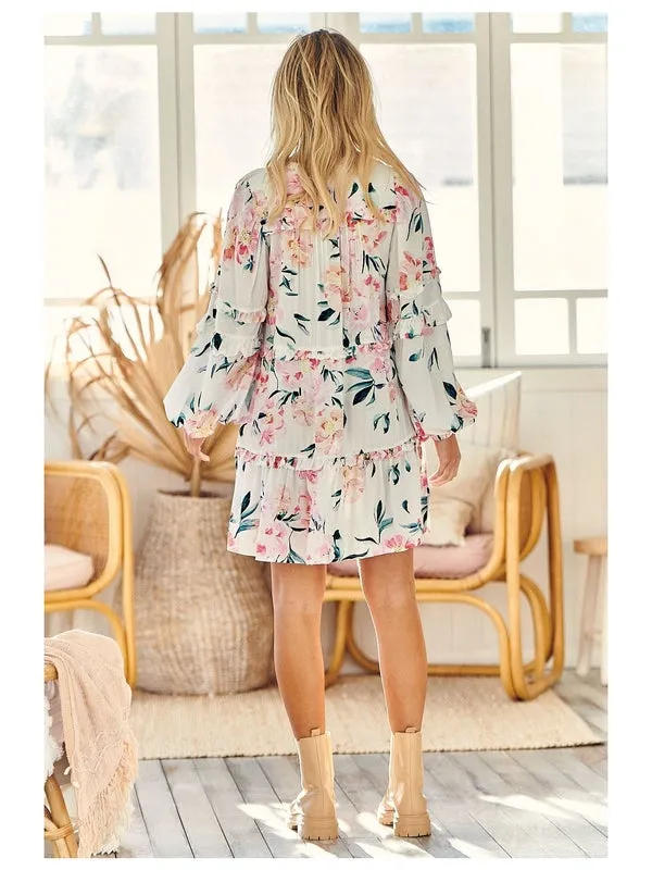 JAASE Peony Princess Print Monroe Mini Dress