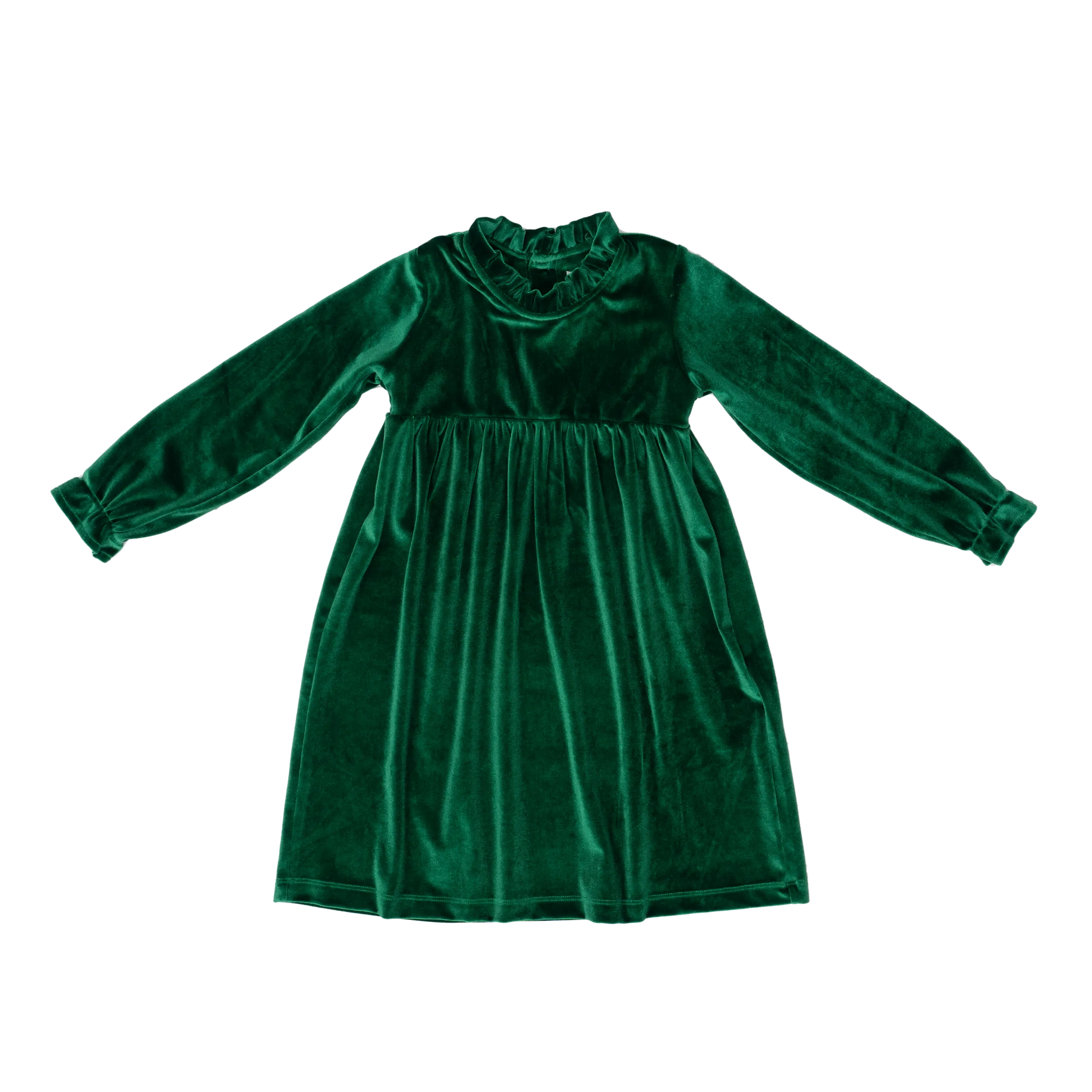 Kaitlin Green Velvet Dress