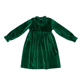 Kaitlin Green Velvet Dress