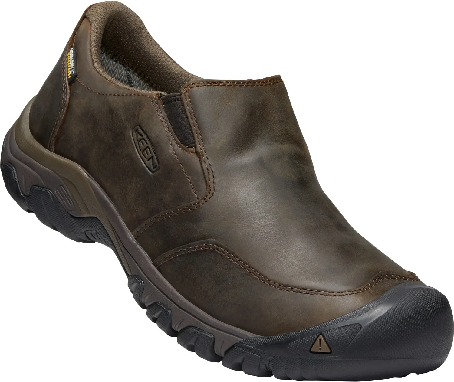 'Keen Outdoor' Men's Brixen II WP Slip On - Dark Earth / Brown