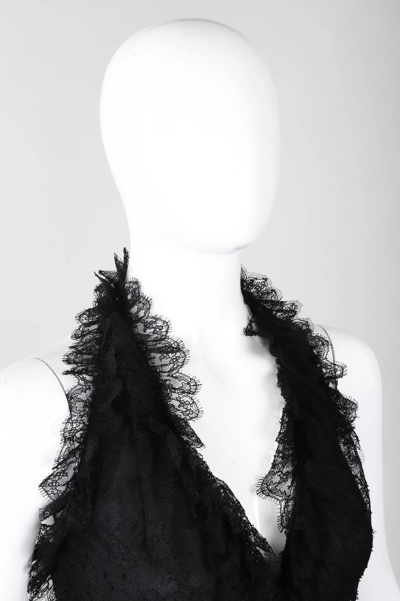 Lace Halter Slip Dress