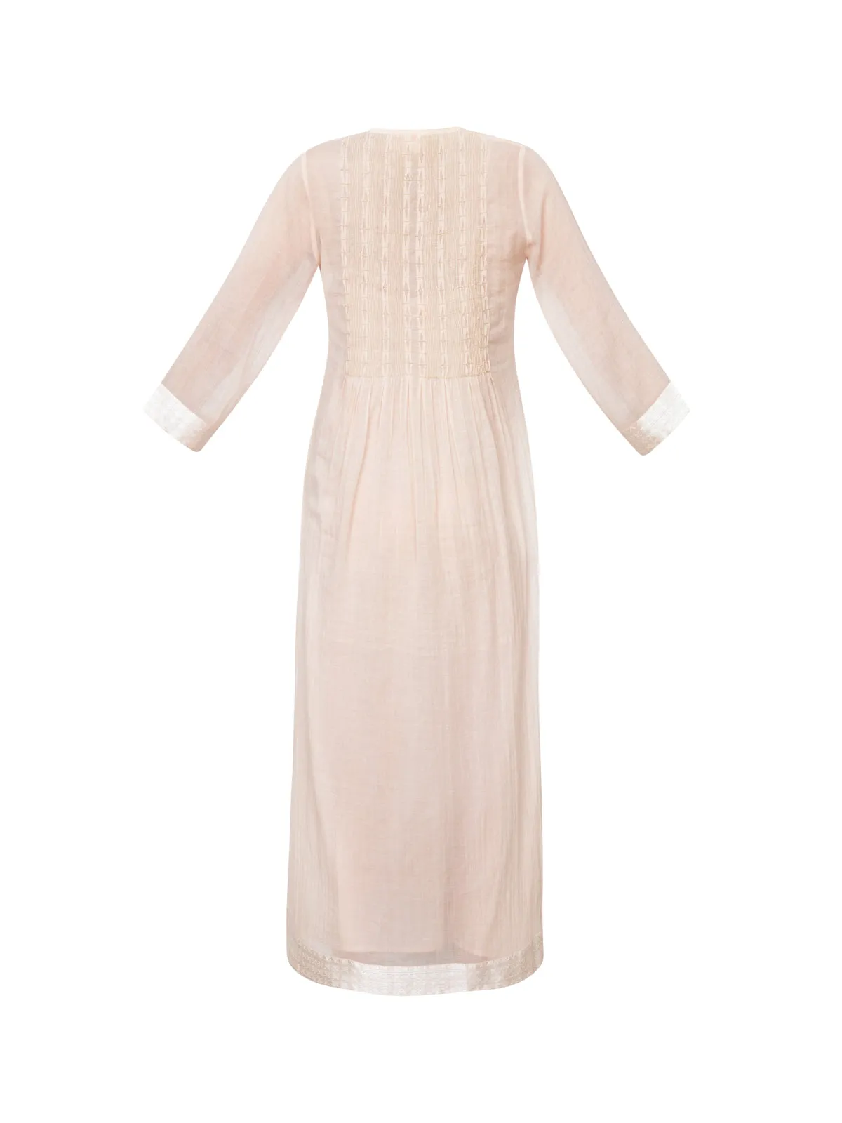 Lightweight Fidex Cotton Dress - Pink Blush