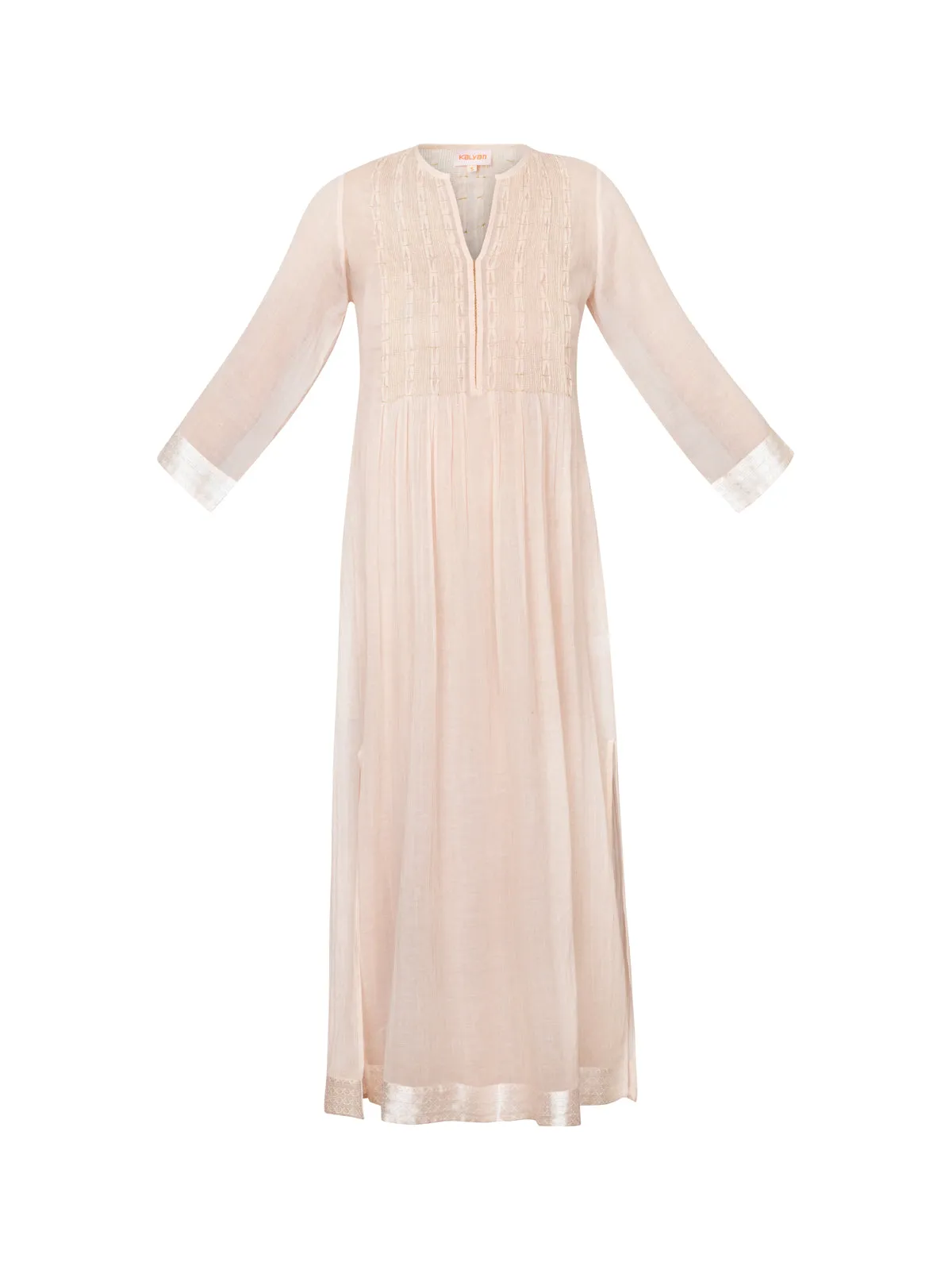 Lightweight Fidex Cotton Dress - Pink Blush