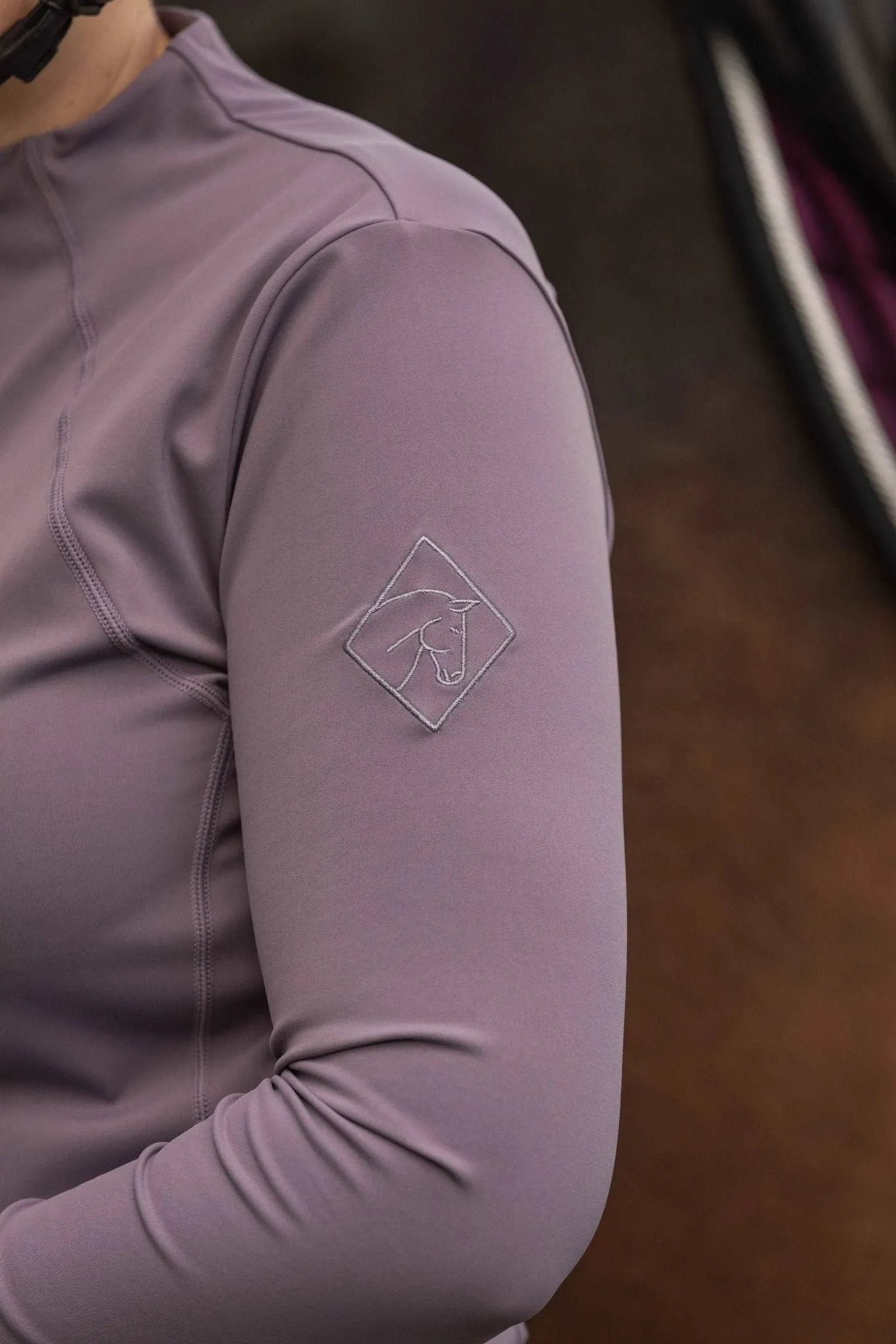 Lilac Horse Riding Base Layer