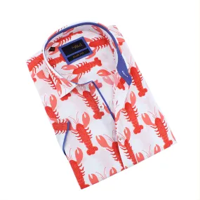 Lobster Print Short Sleeve Shirt