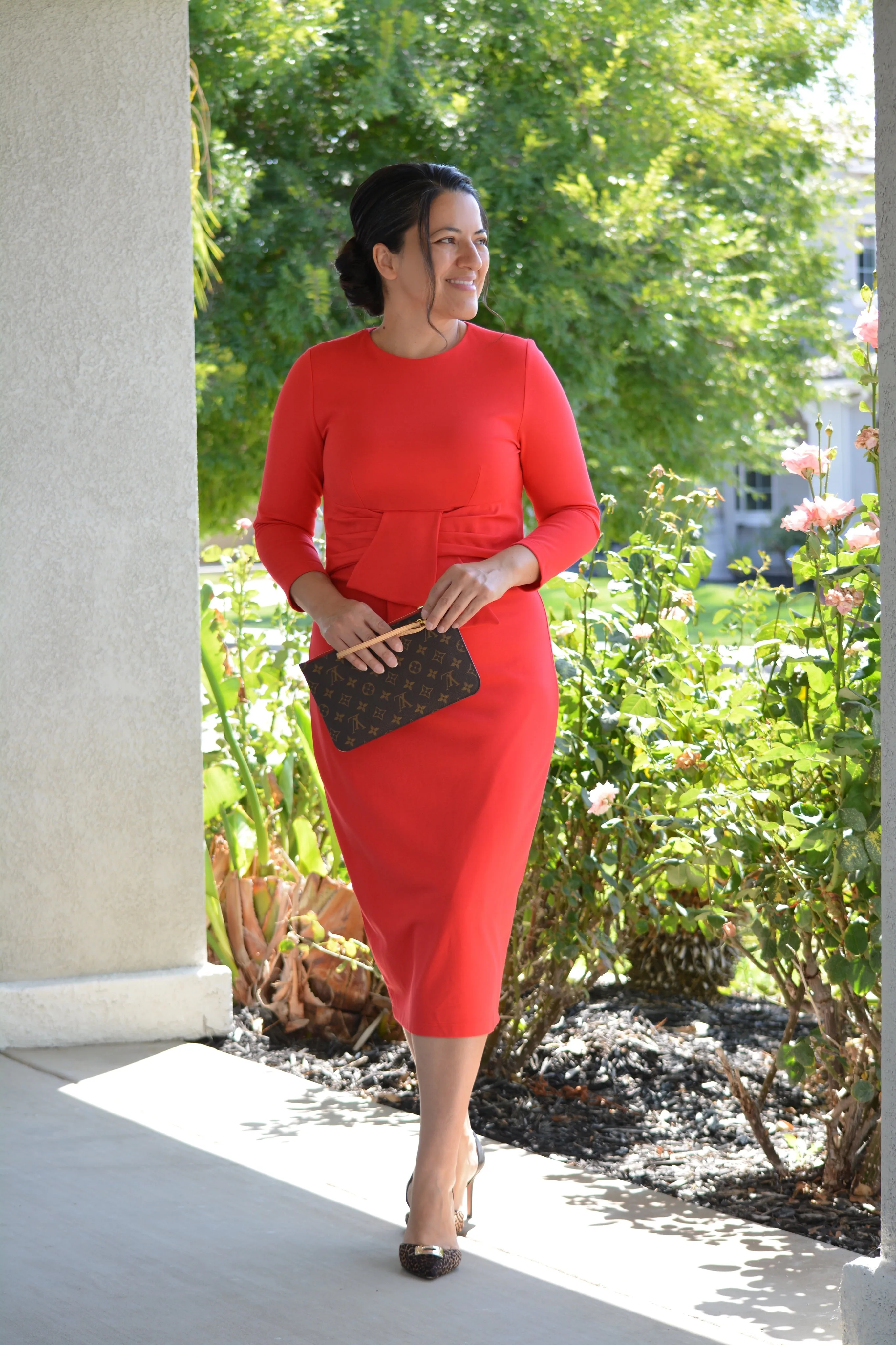 London Red Dress