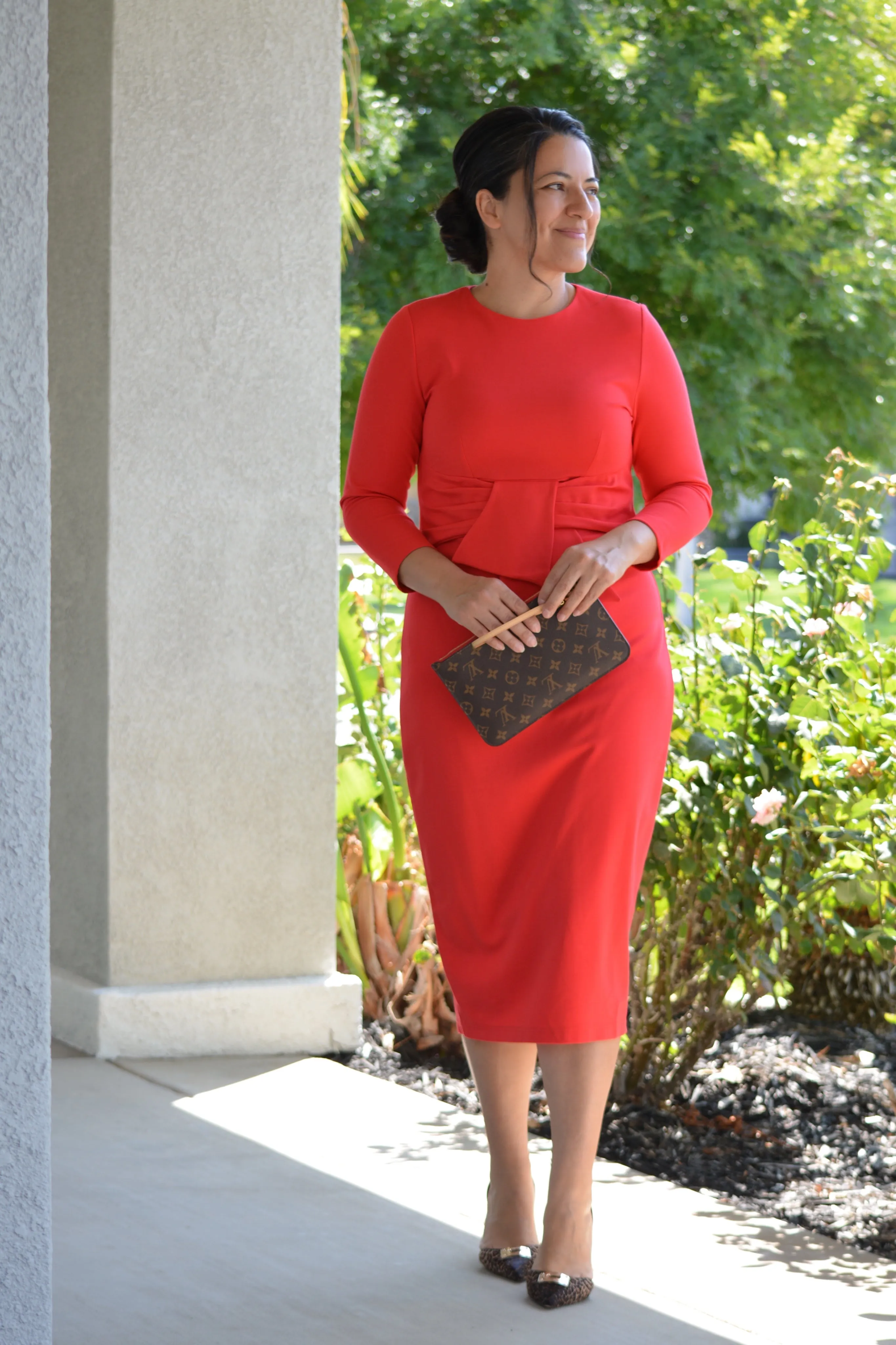 London Red Dress