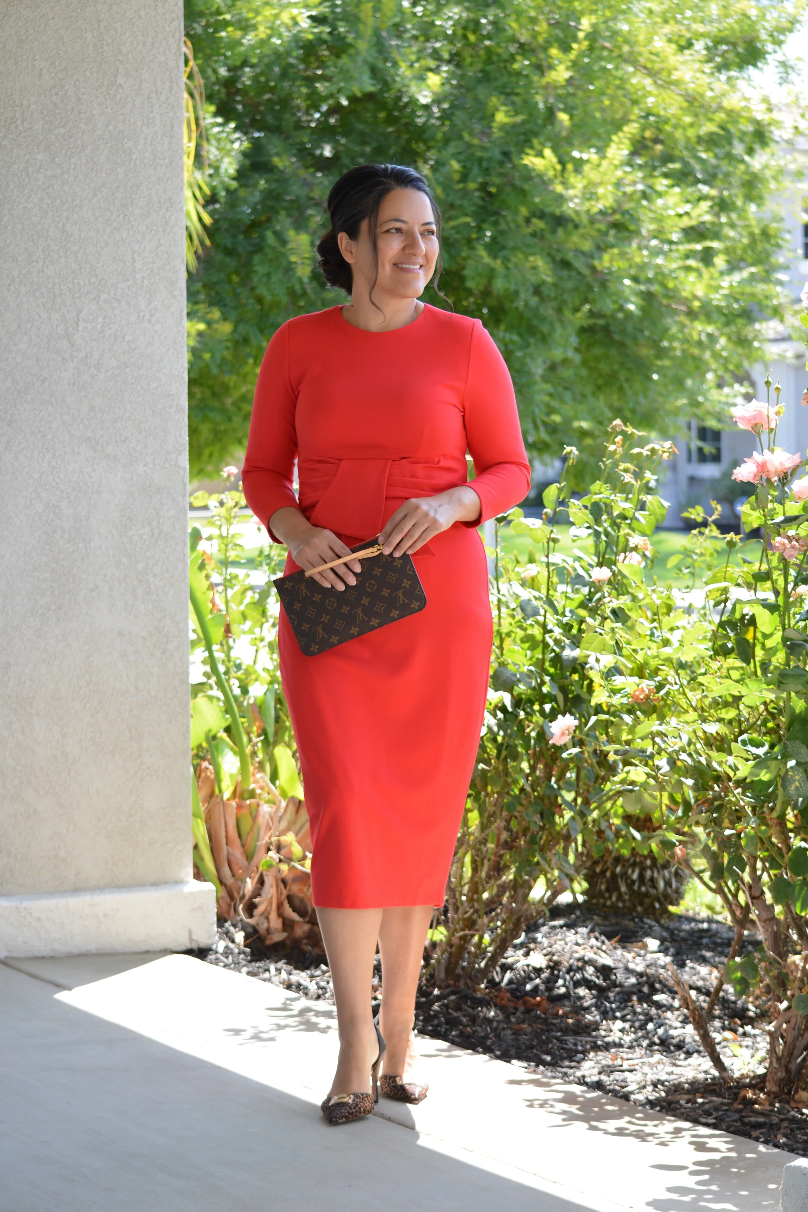 London Red Dress