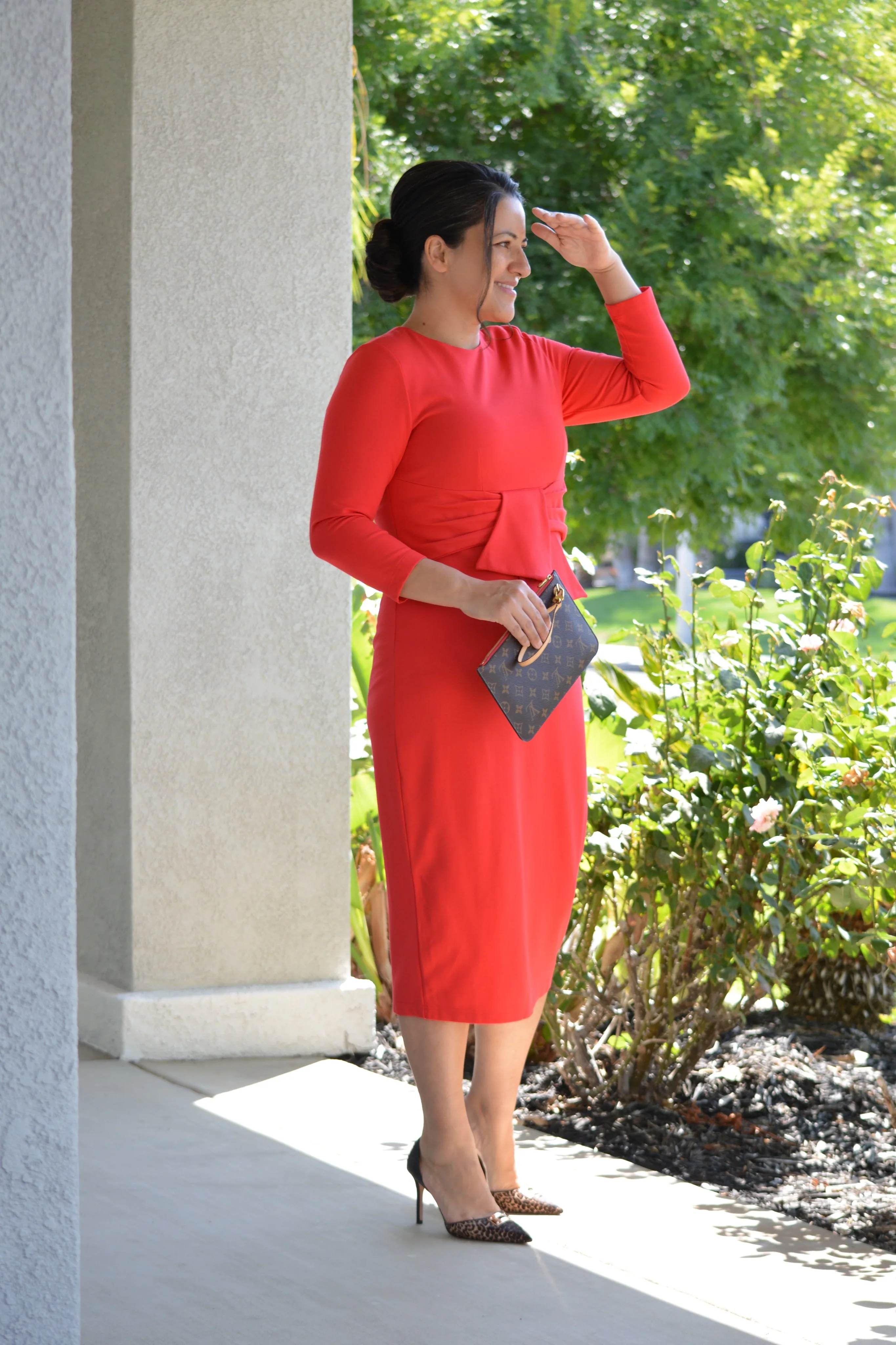 London Red Dress