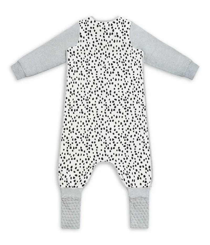 Love To Dream Organic Long Sleeve Sleep Suit 1.0 TOG - White Animal