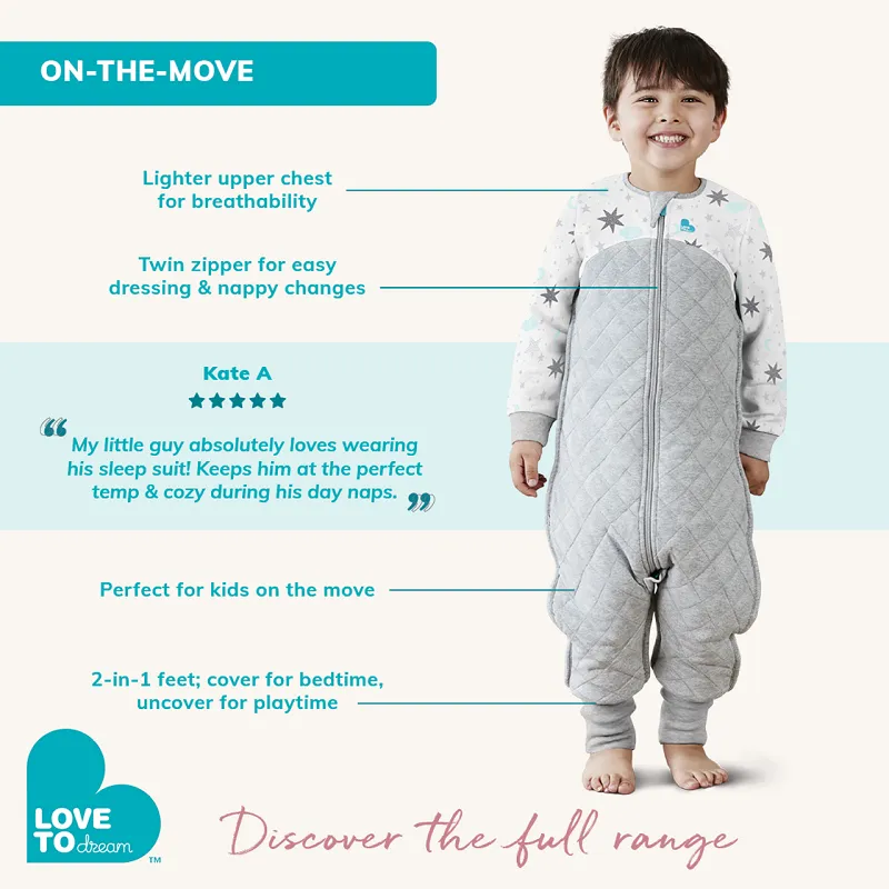 Love To Dream Sleep Suit 1.0 TOG - Pink Clouds
