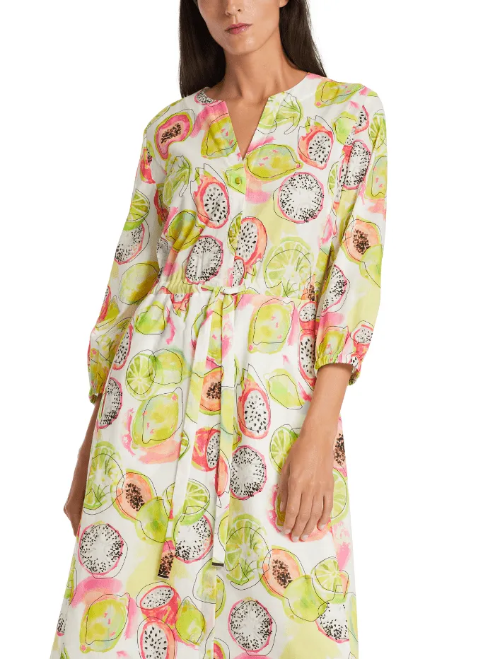 Marc Cain Collections Dress In Pale Lemon Print WC 21.26 W27 Col 420