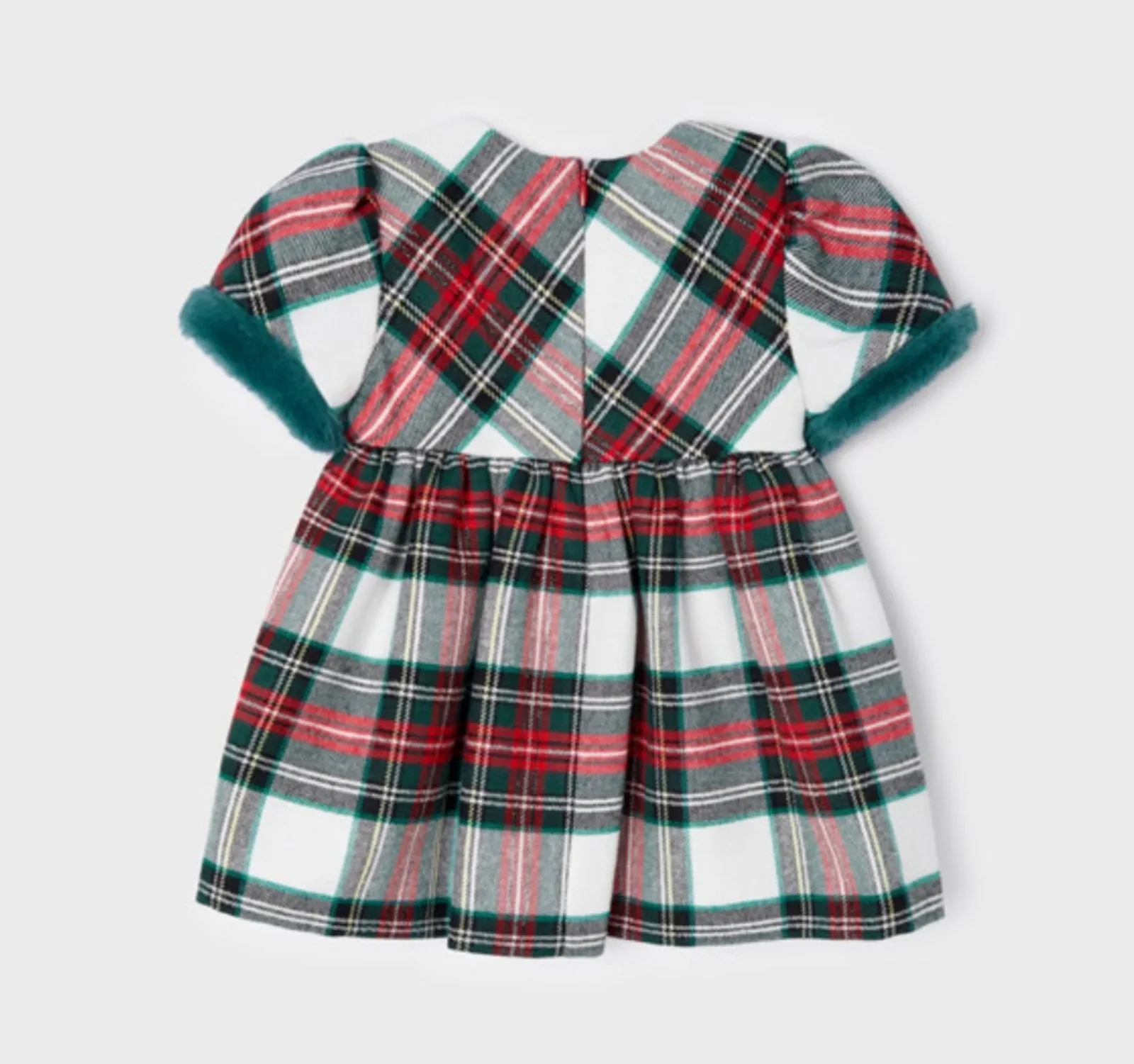 Mayoral Baby & Toddler Girls Holiday Red Plaid Dress