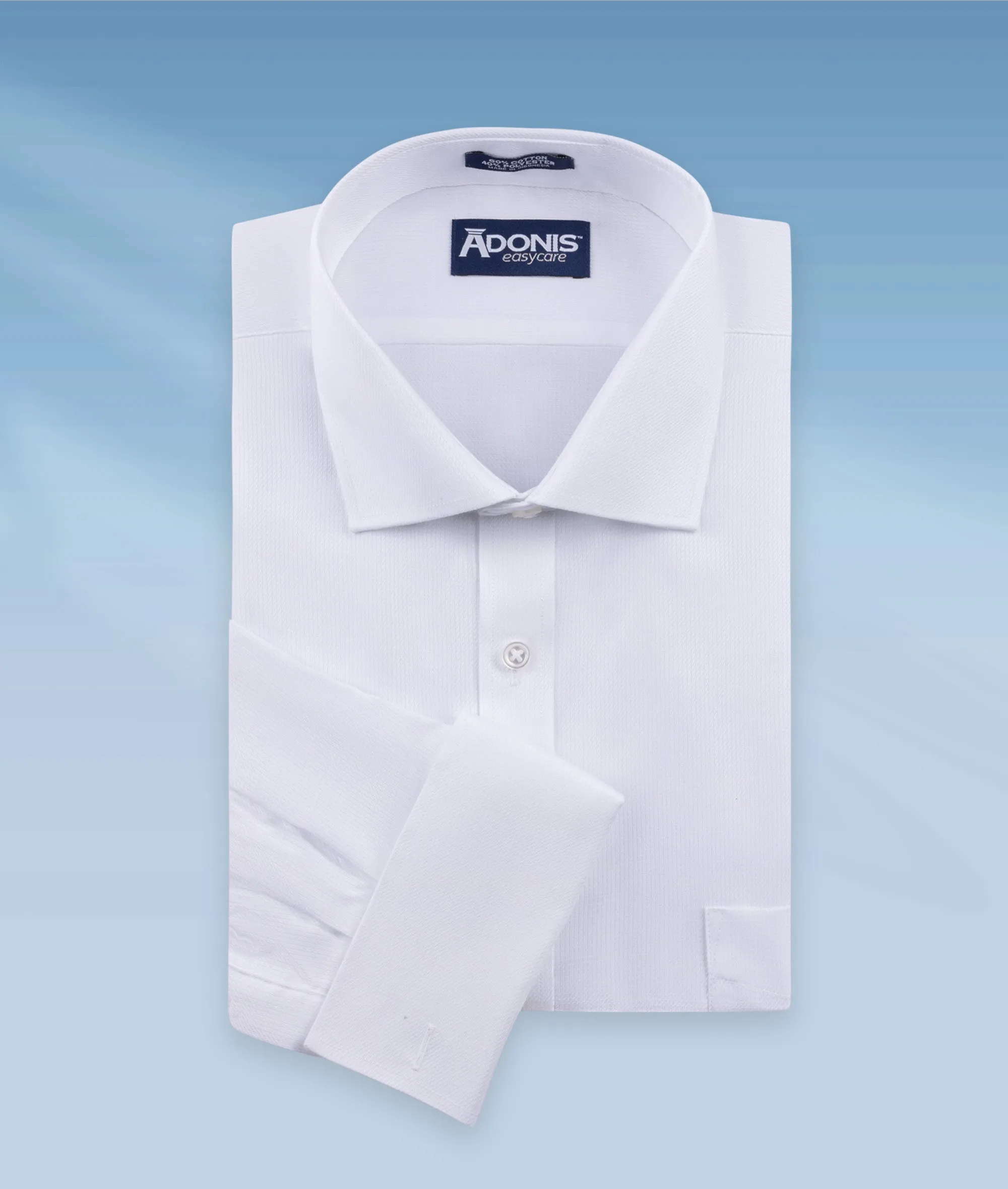 Mens Classic Fit Easy Care Braid Dress Shirt