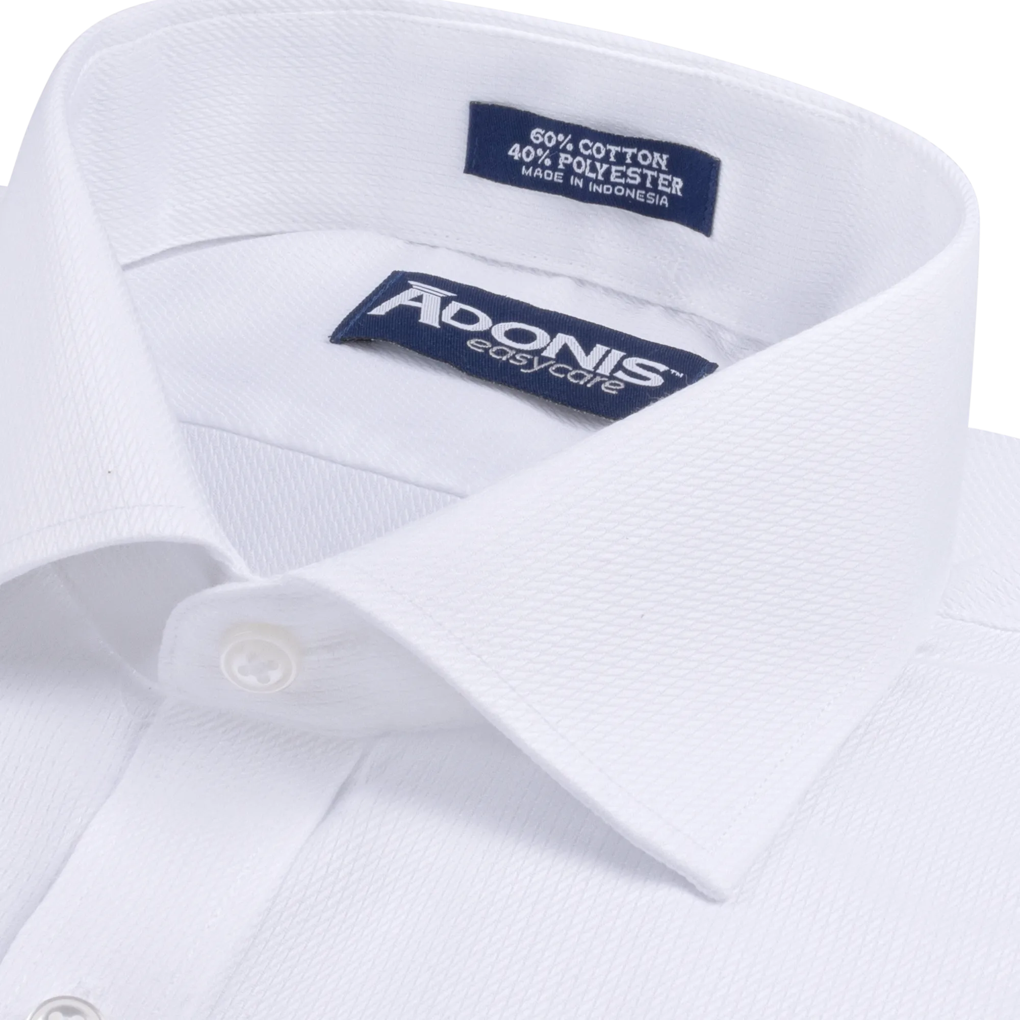 Mens Classic Fit Easy Care Braid Dress Shirt