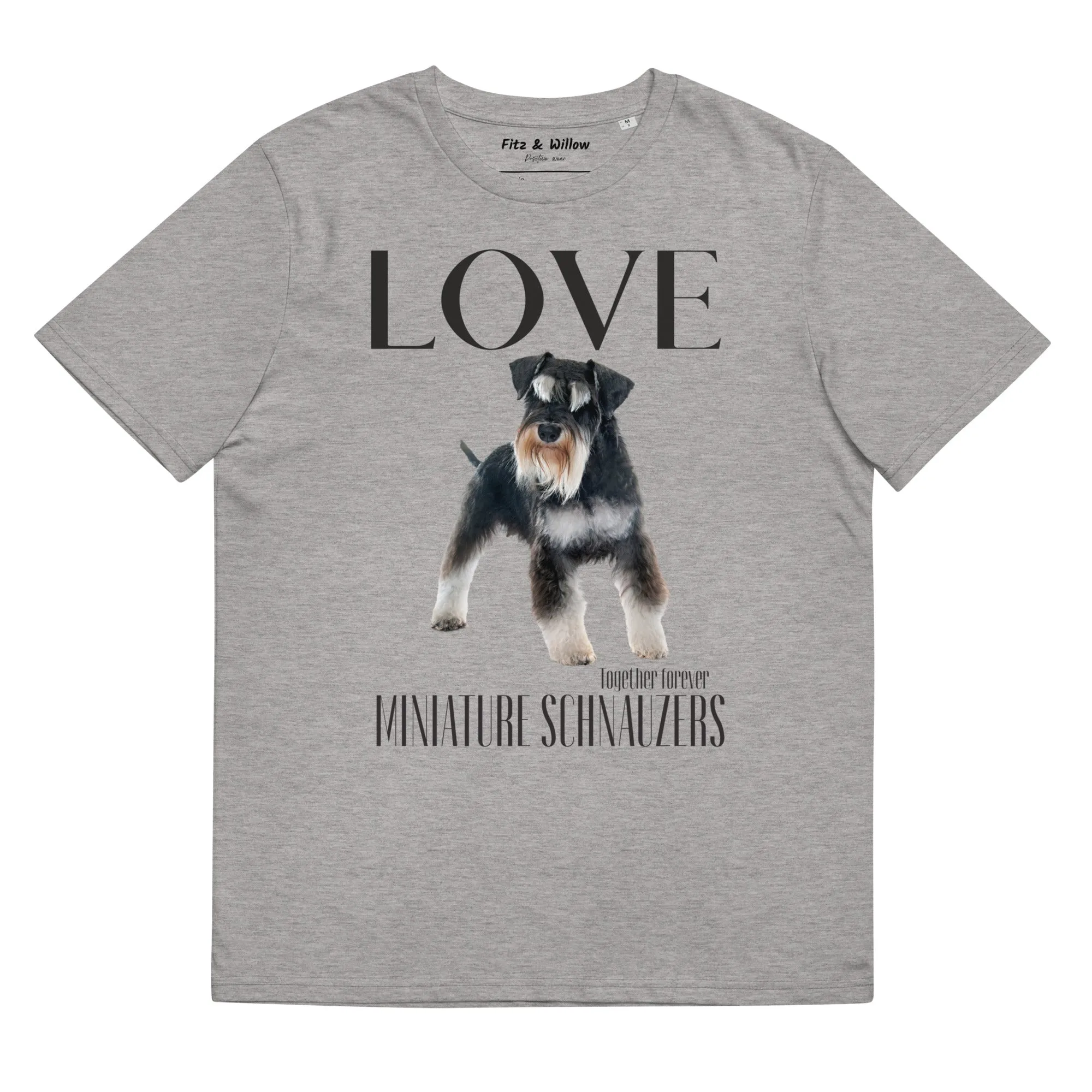 Miniature Schnauzer Lovers sustainable t-shirt