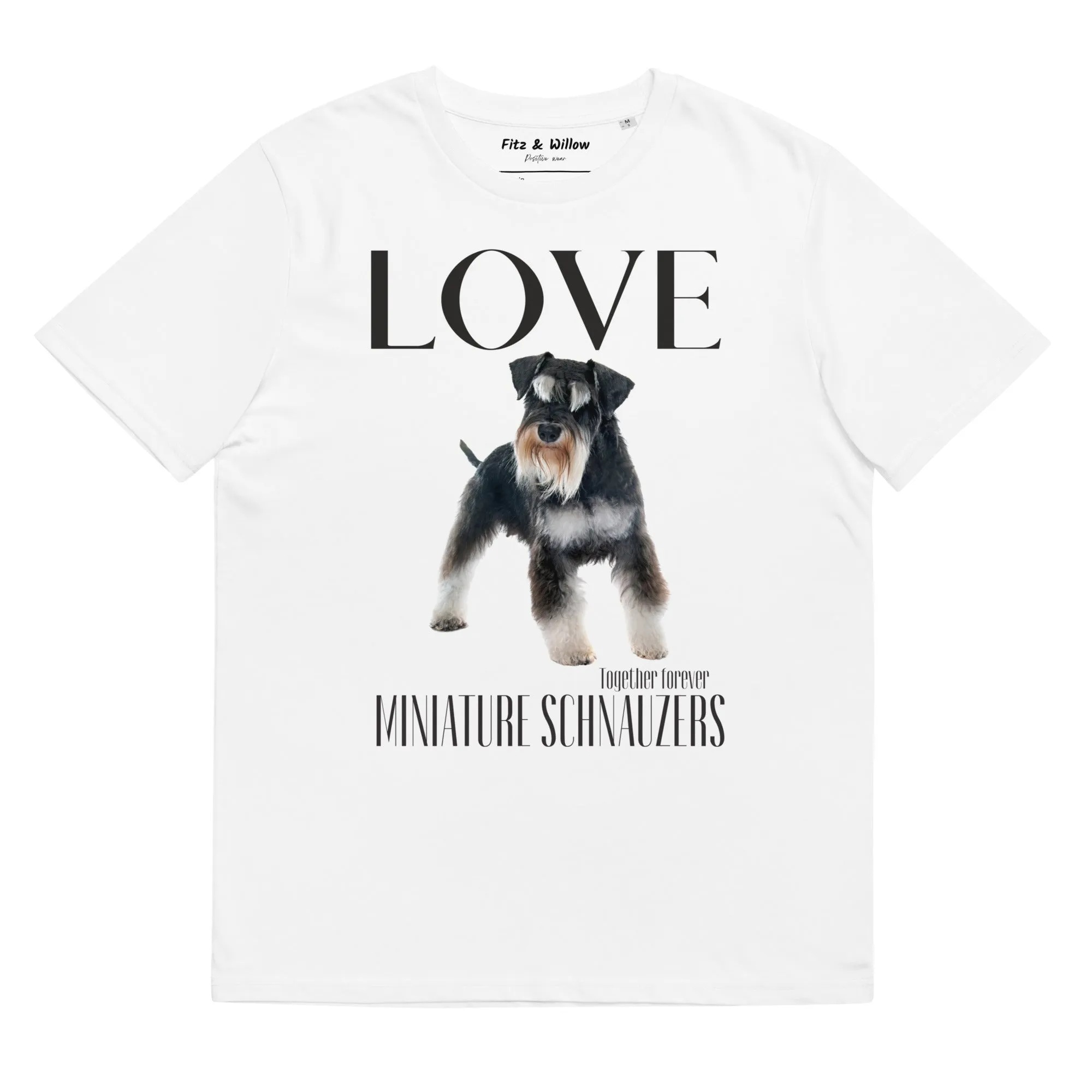 Miniature Schnauzer Lovers sustainable t-shirt