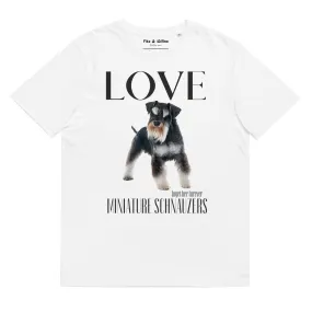 Miniature Schnauzer Lovers sustainable t-shirt