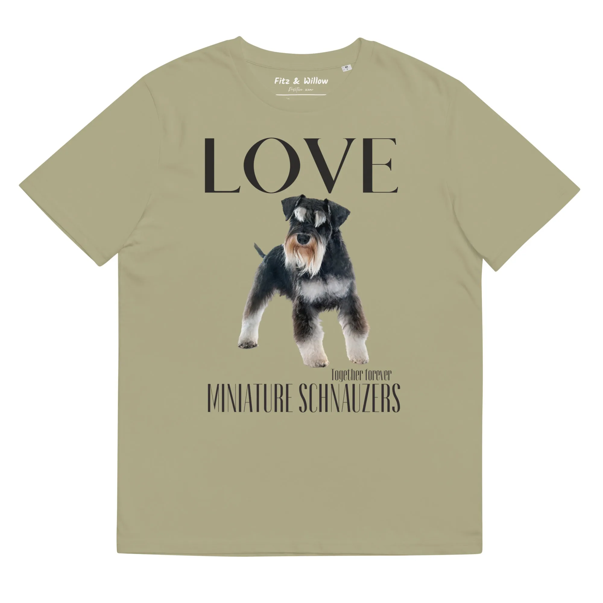 Miniature Schnauzer Lovers sustainable t-shirt