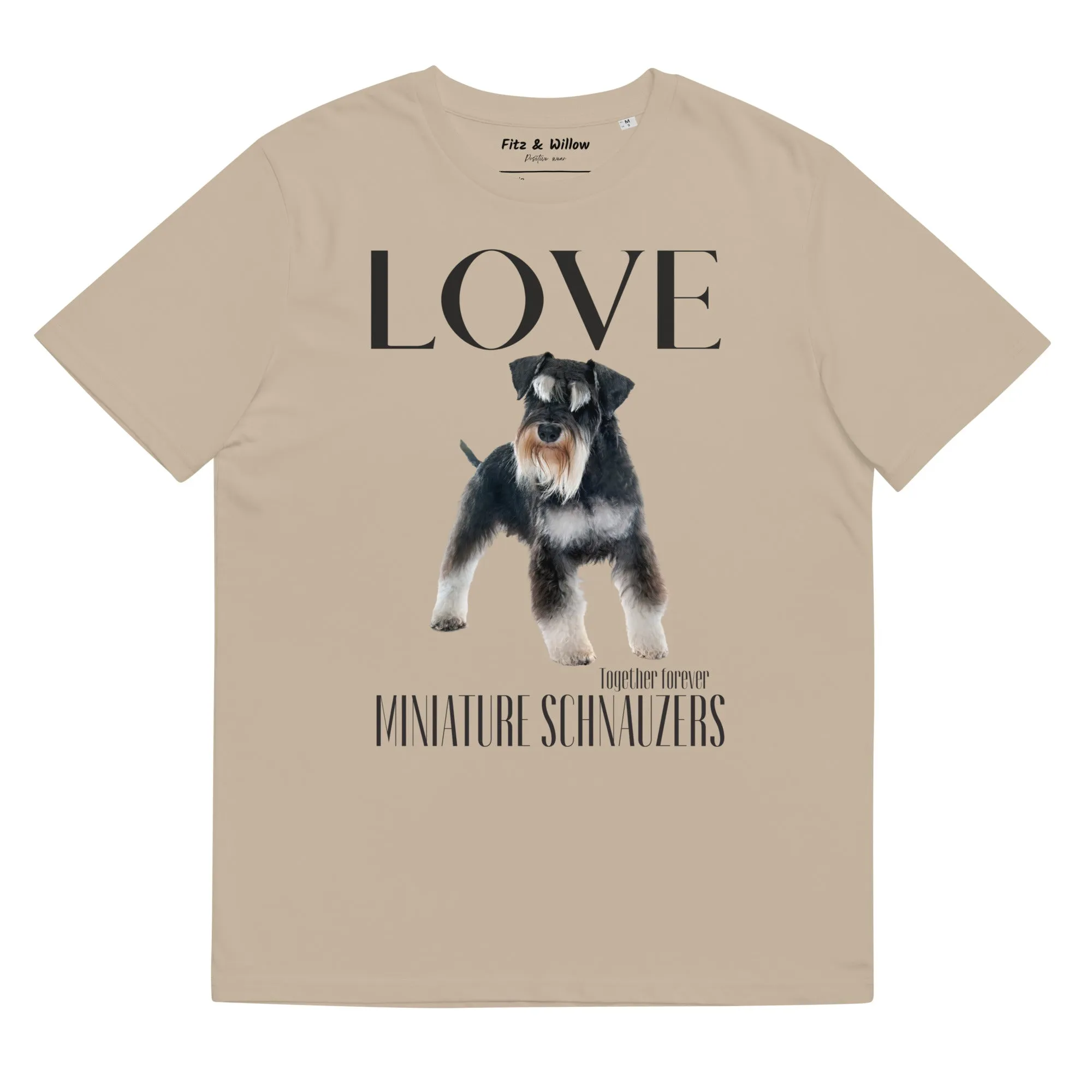 Miniature Schnauzer Lovers sustainable t-shirt