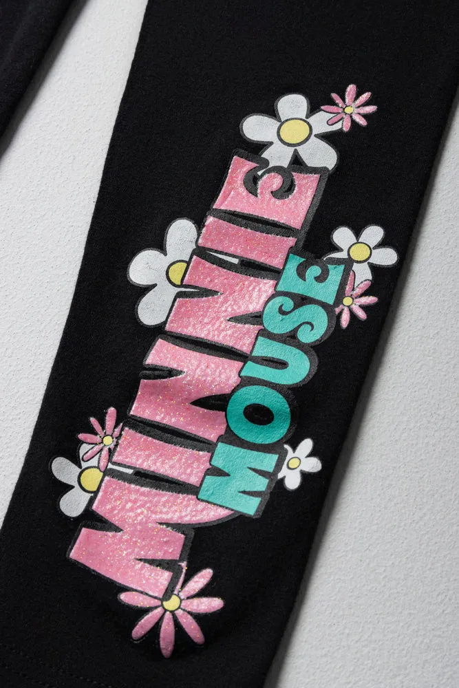 Minnie Mouse Leggings Black