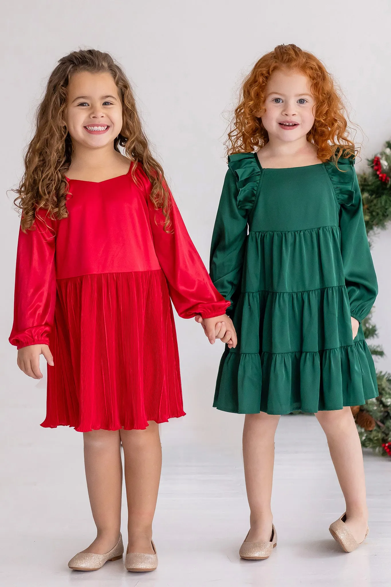 Mistletoe Dress- Green