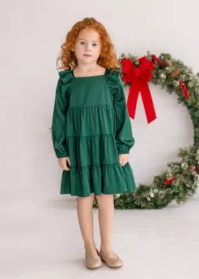 Mistletoe Dress- Green