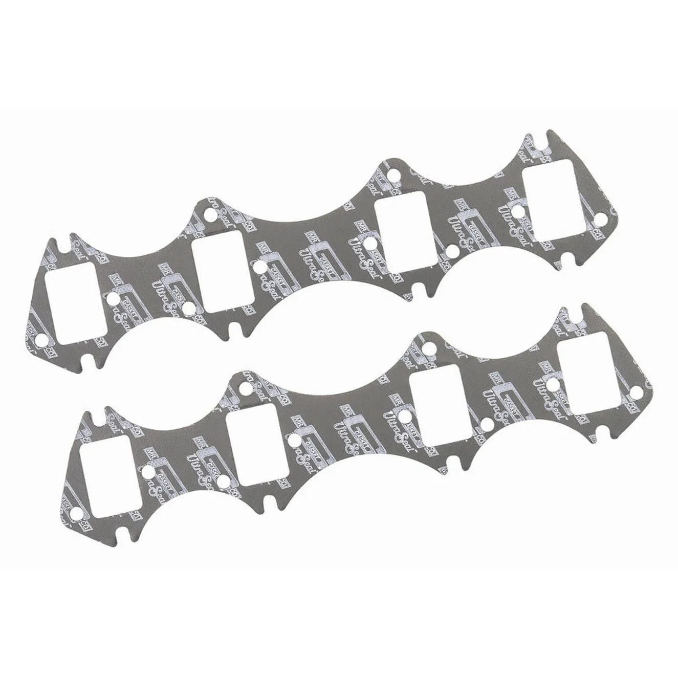 Mr. Gasket Ultra Seal Exhaust Gasket Set - Port Dimensions: Width: 1.56 in. x Height: 2.32 in.