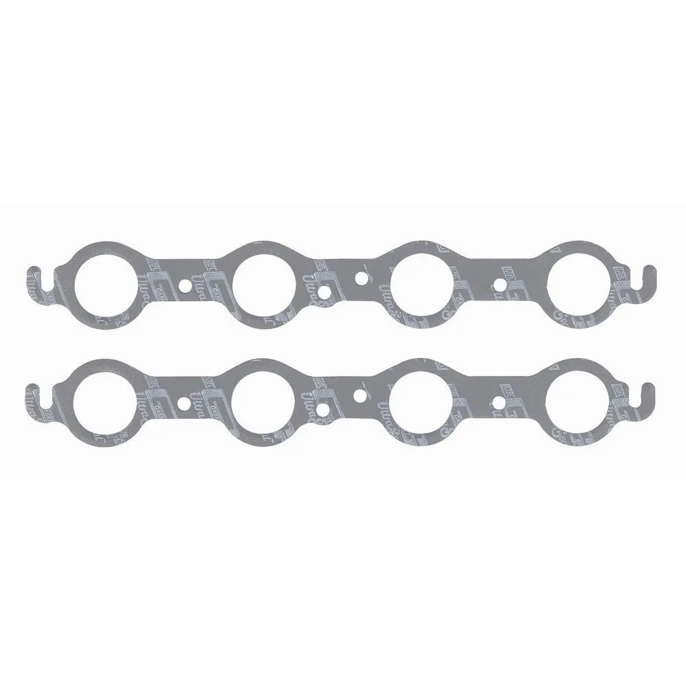 Mr. Gasket Ultra-Seal Exhaust Header / Manifold Gasket - 1.750 in Round Port - Steel Core Laminate - GM LS-Series - Pair