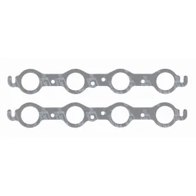 Mr. Gasket Ultra-Seal Exhaust Header / Manifold Gasket - 1.750 in Round Port - Steel Core Laminate - GM LS-Series - Pair