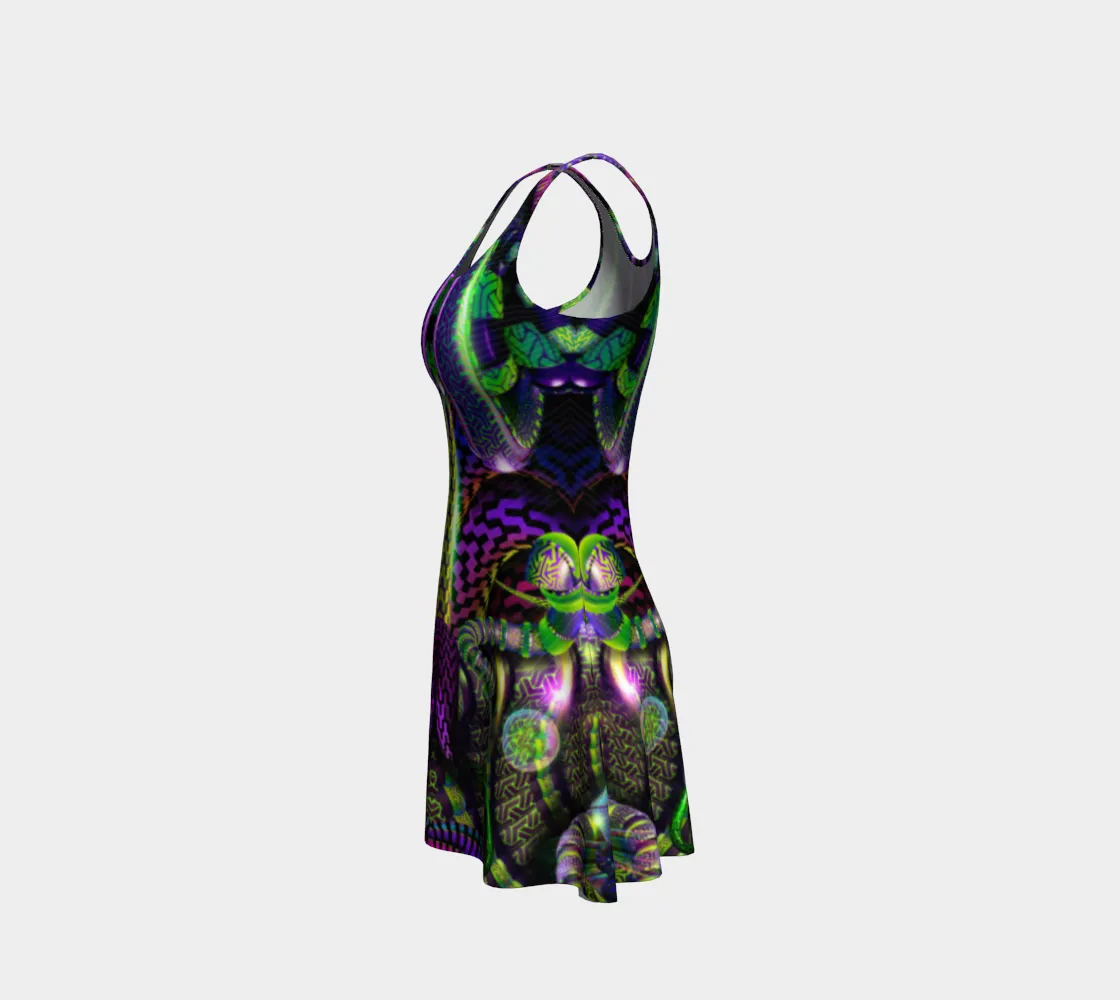 Mystic Temptation Flare Dress