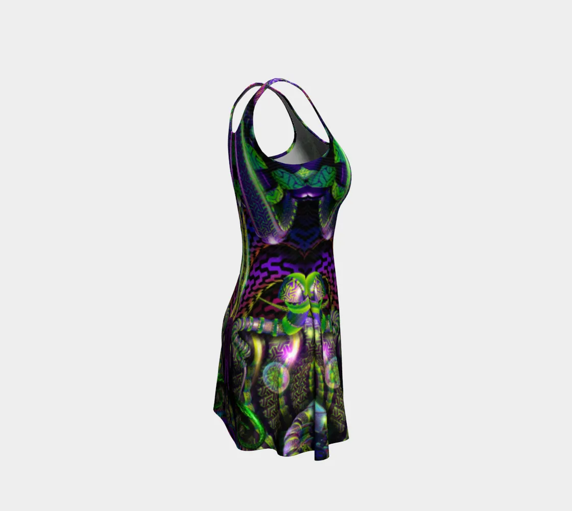 Mystic Temptation Flare Dress