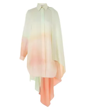 Natura Scarf Shirt Mini Dress