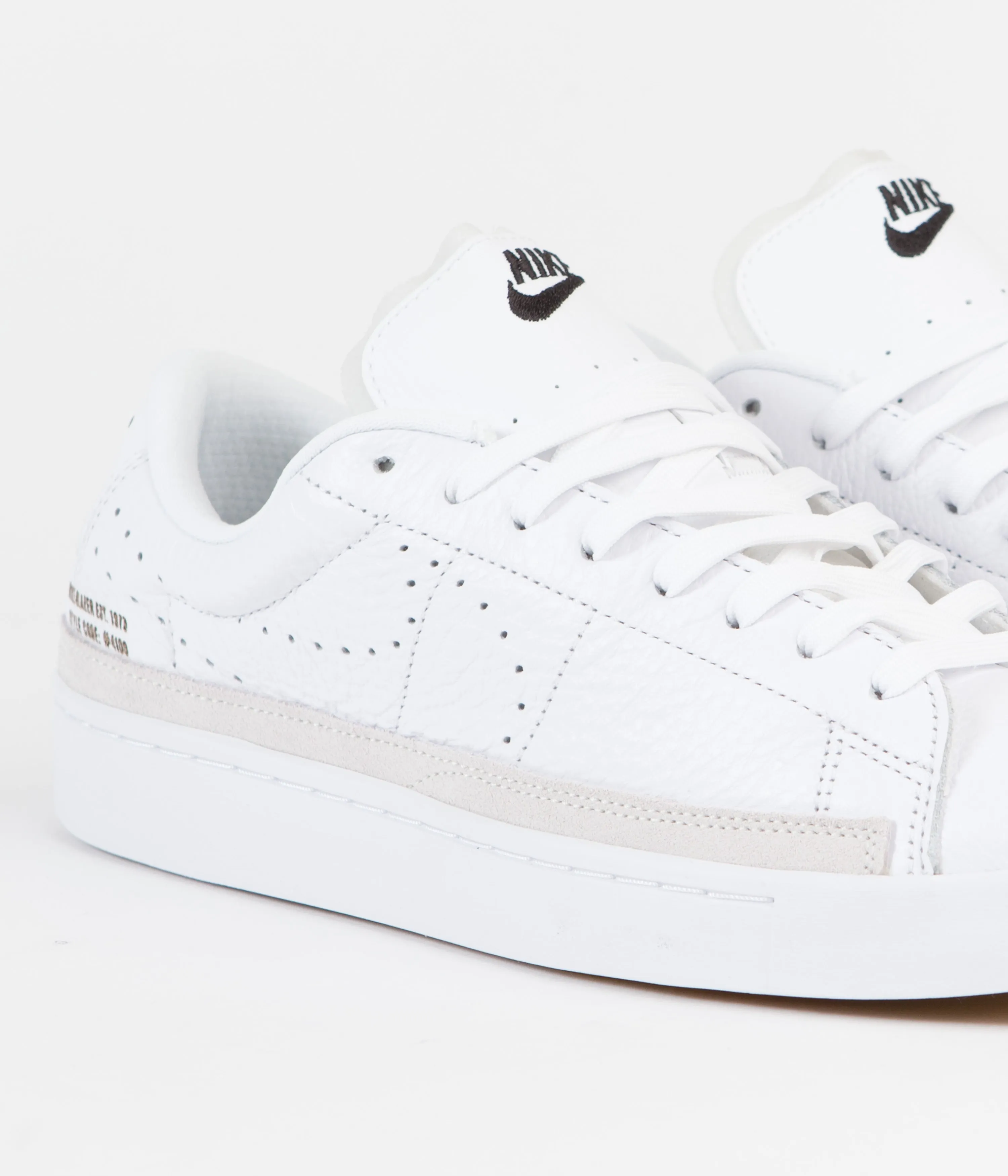 Nike Blazer Low X Shoes - White / Black - Summit White - Gum Light Brown