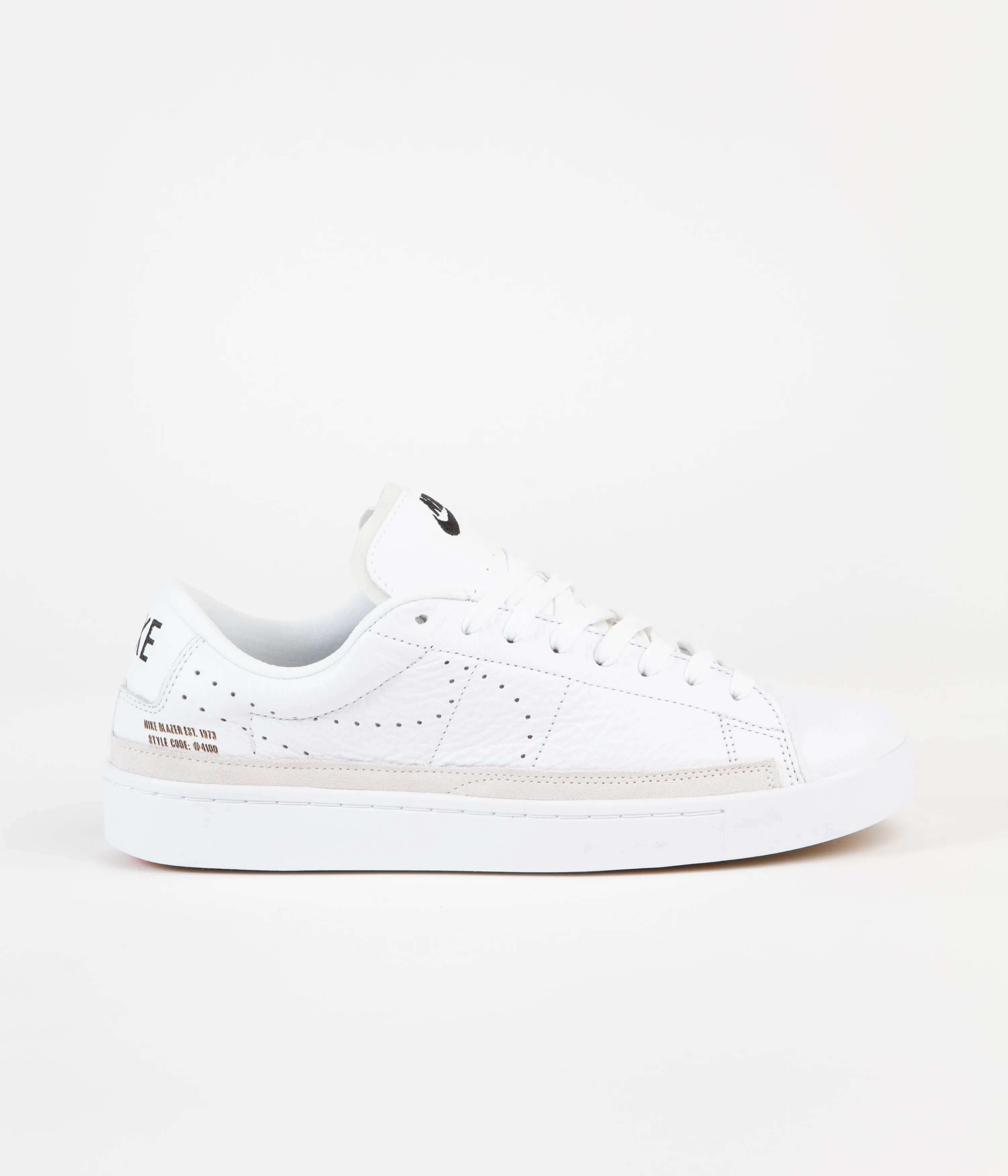 Nike Blazer Low X Shoes - White / Black - Summit White - Gum Light Brown