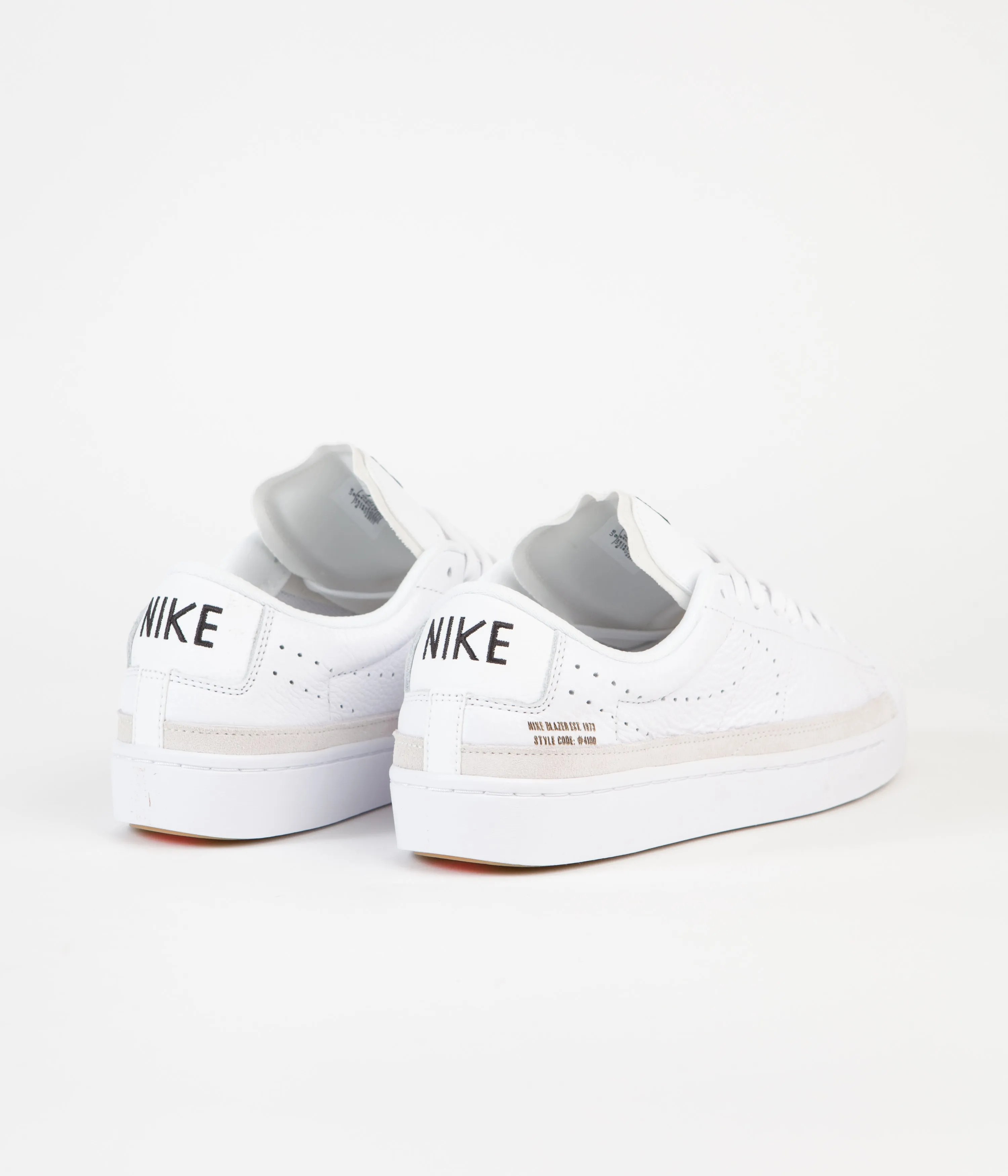 Nike Blazer Low X Shoes - White / Black - Summit White - Gum Light Brown
