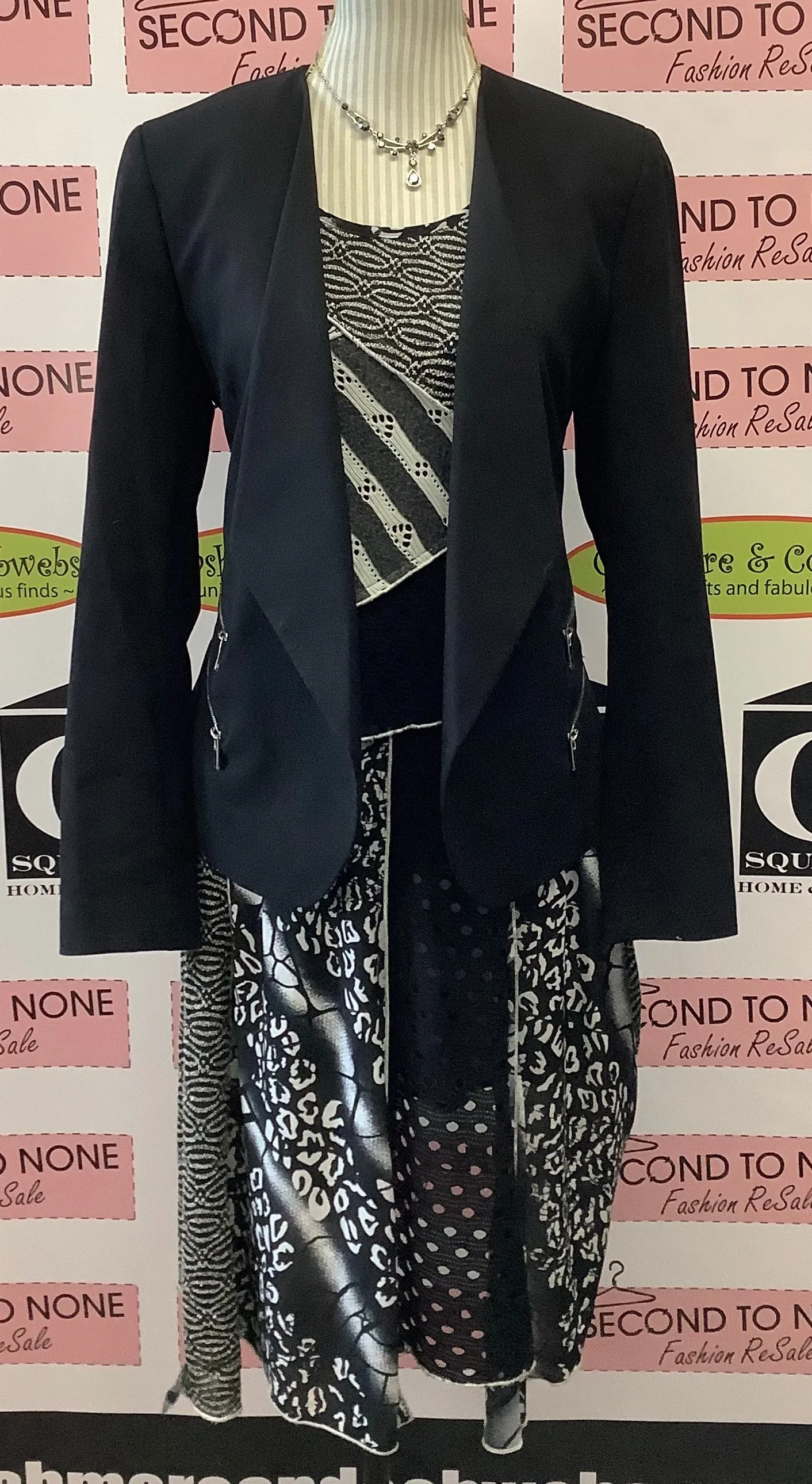 Nine West Open Zipper Blazer (8)