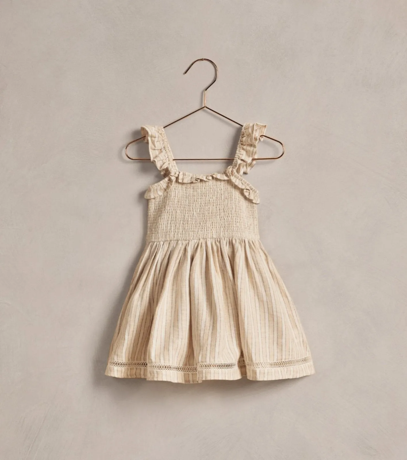 NoraLee Girls Cafe Stripe Birdie Dress