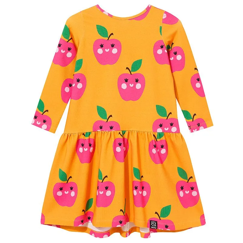 Orange Apples Dancing Dress - 1 Left Size 10-12 years