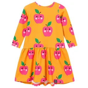 Orange Apples Dancing Dress - 1 Left Size 10-12 years