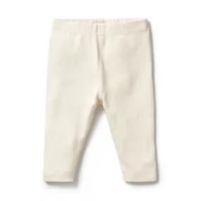 Organic Cotton Legging | Ecru