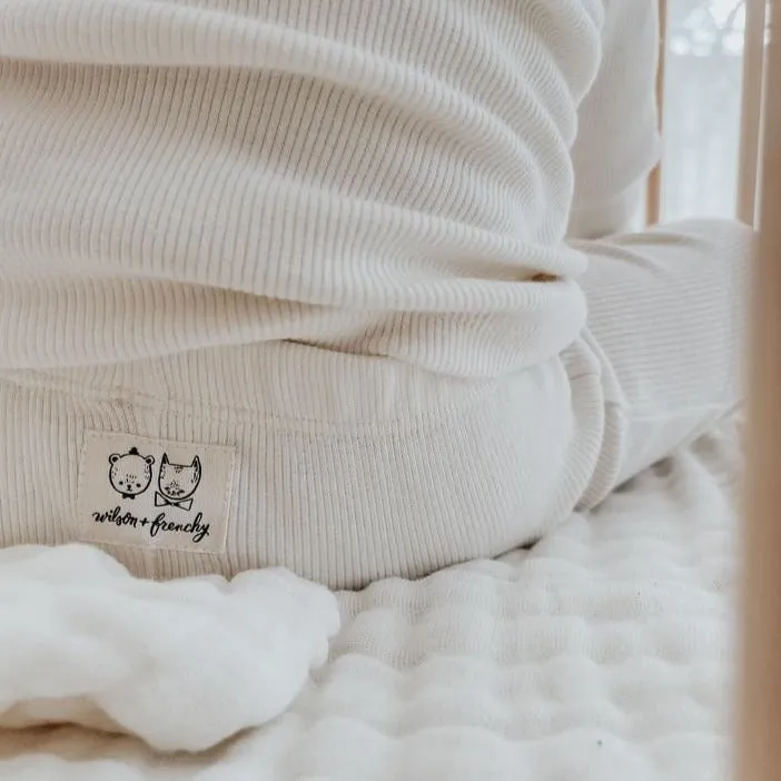Organic Cotton Legging | Ecru