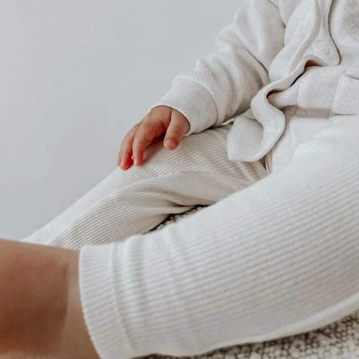 Organic Cotton Legging | Ecru