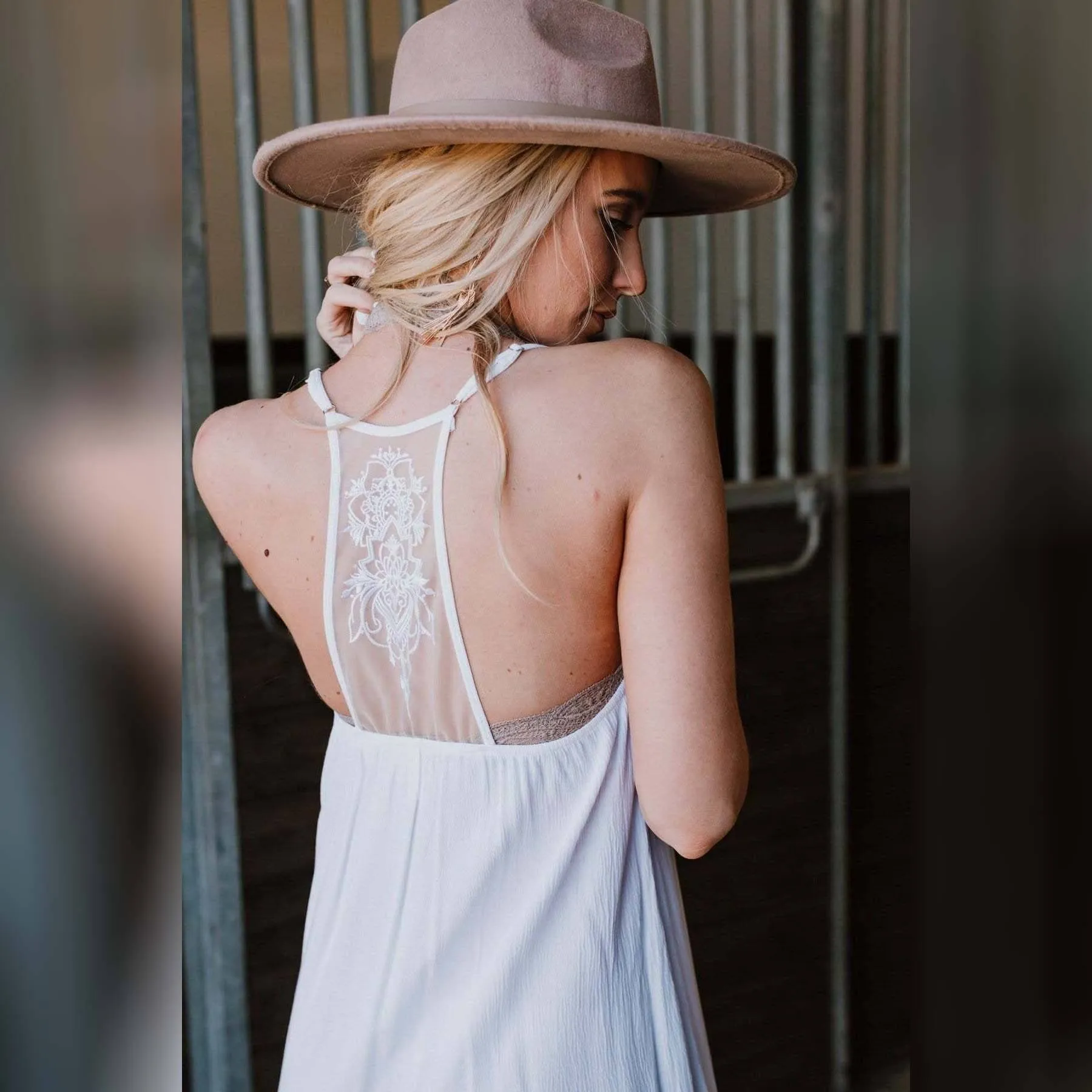 PALMER TATTOO SLIP DRESS