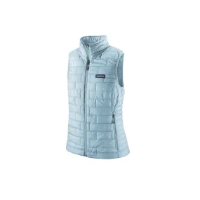Patagonia Wom'Es Nano Puff Vest Celeste Donna